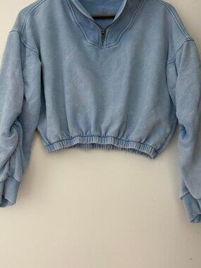 Free People Women's Blue Sweatshirt
